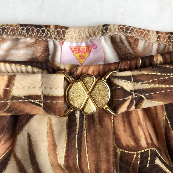 Venus Metallic Jungle Print Swimsuit - Picture 4 of 6